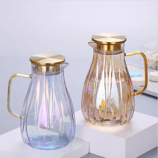 Pots de verre de grande capacité dans divers styles