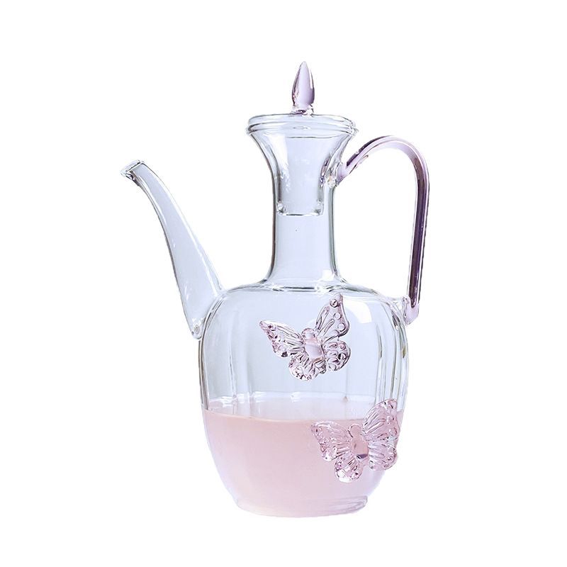 Butfly Tea Gobblet Verre de vin rouge Borosilicate Verre