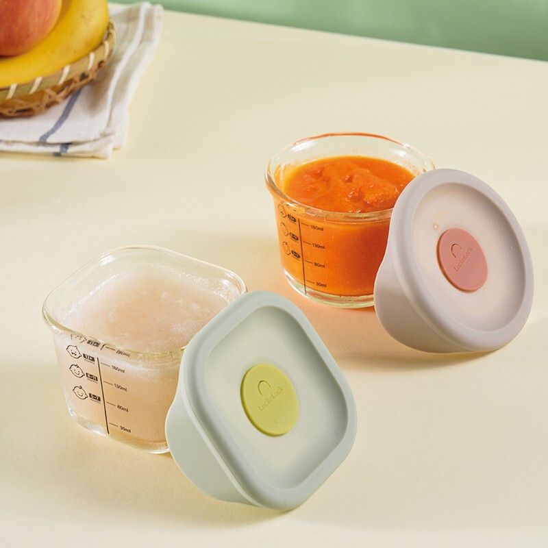 Boîte de conservation en verre pour aliments complémentaires pour enfants