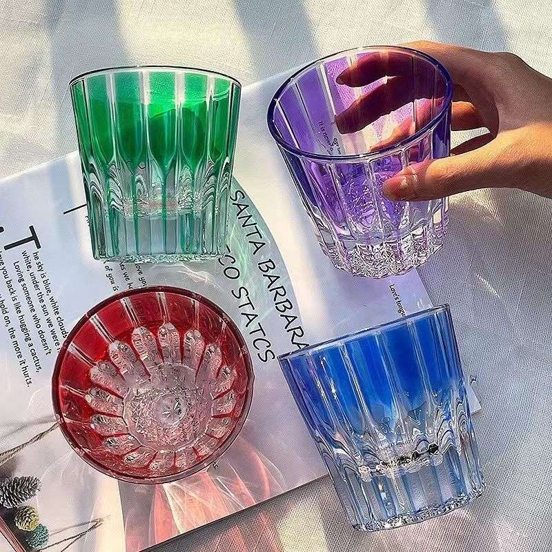 Verre à whisky en verre coloré