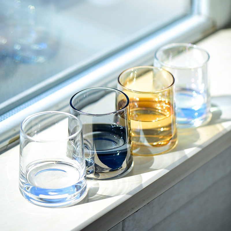 Verre à whisky en verre coloré