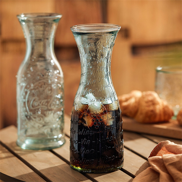 Bouilloire froide en verre gaufré