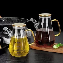 Bouteille d'huile étanche en verre Gaopeng
