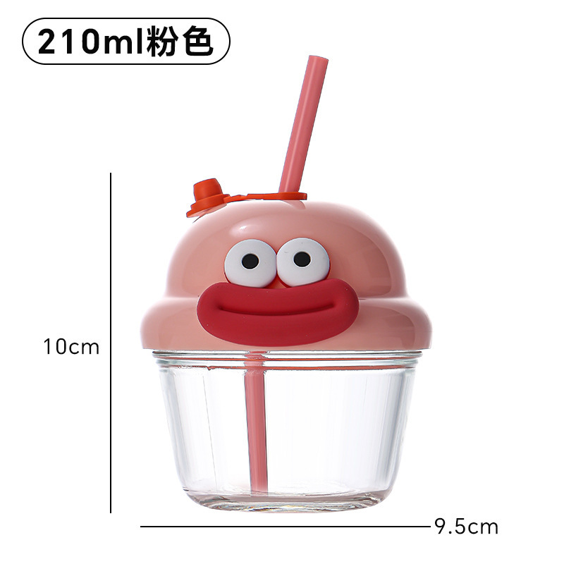 Tasse en verre de grande valeur, mini tasse à eau DunDun célèbre sur Internet
