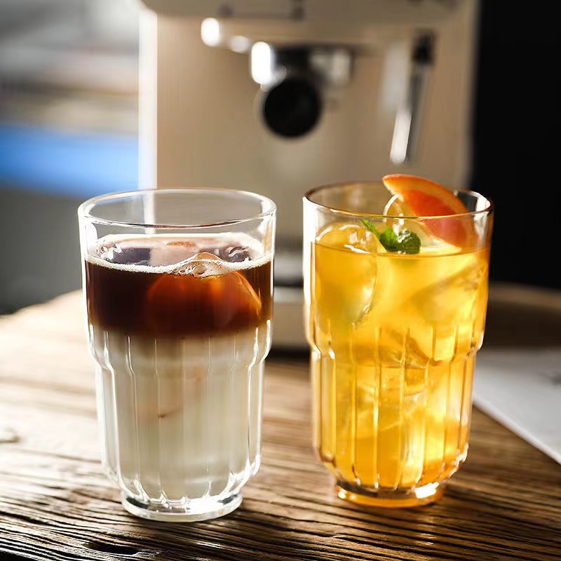 tasse à boisson en verre de style ins