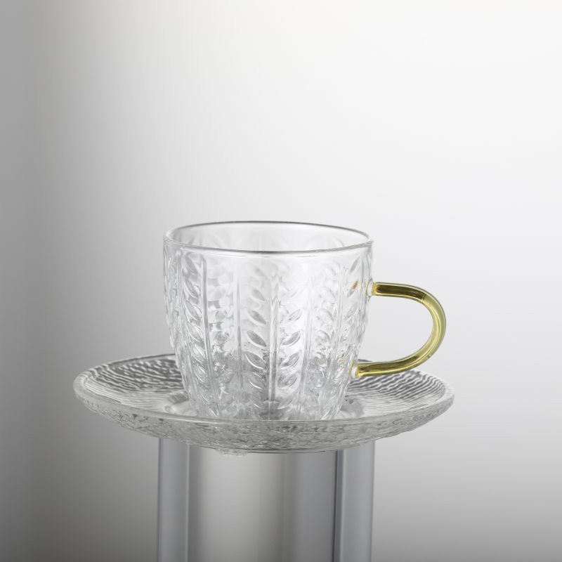 Tasse d'eau en verre simple de style Ins