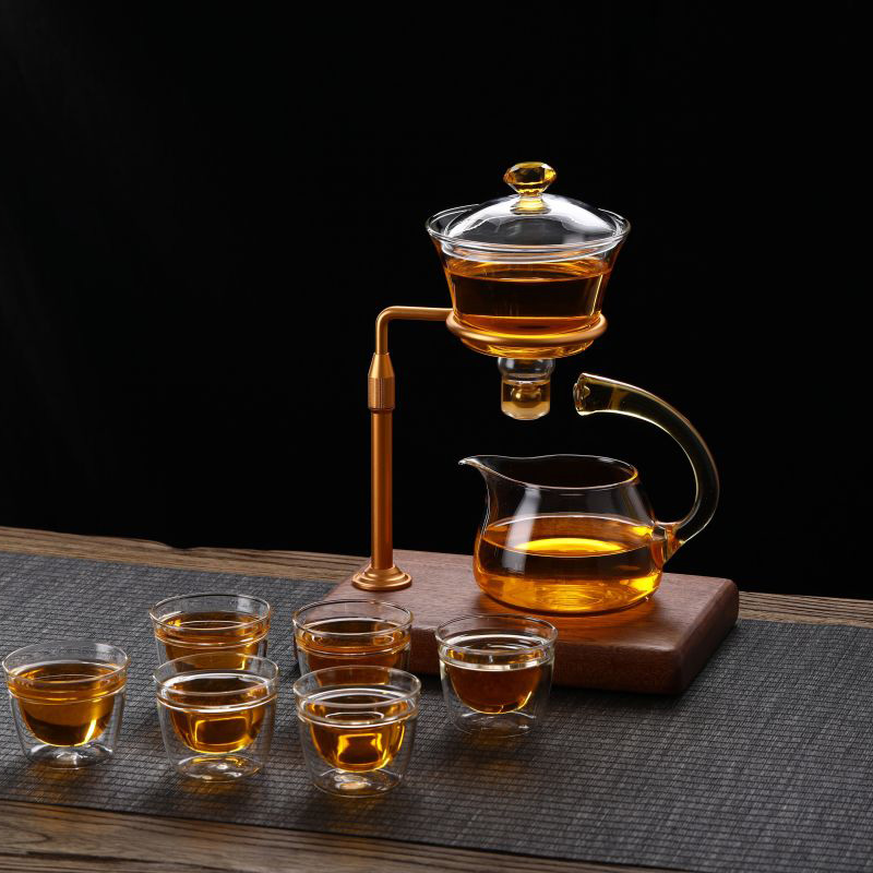 Ensembles de thé en verre magnétique