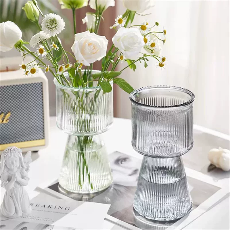 Vase en verre de luxe minimaliste