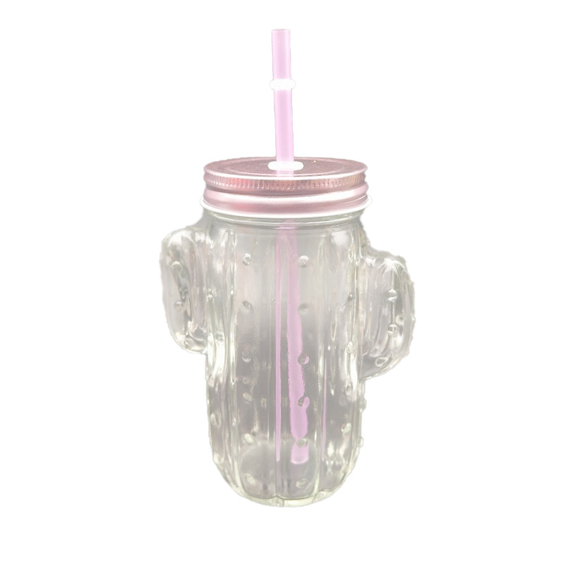 Nouvelle tasse en verre transparente créative avec poignée