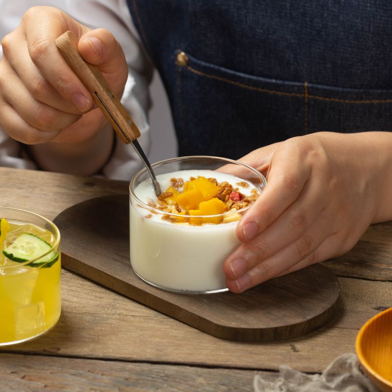 Bol à dessert en verre cuit au four