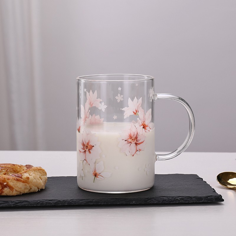 Tasse à boisson en verre Sakura